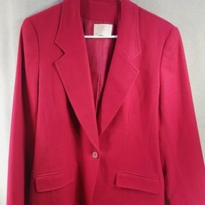 Women's pendleton blazer red size 12